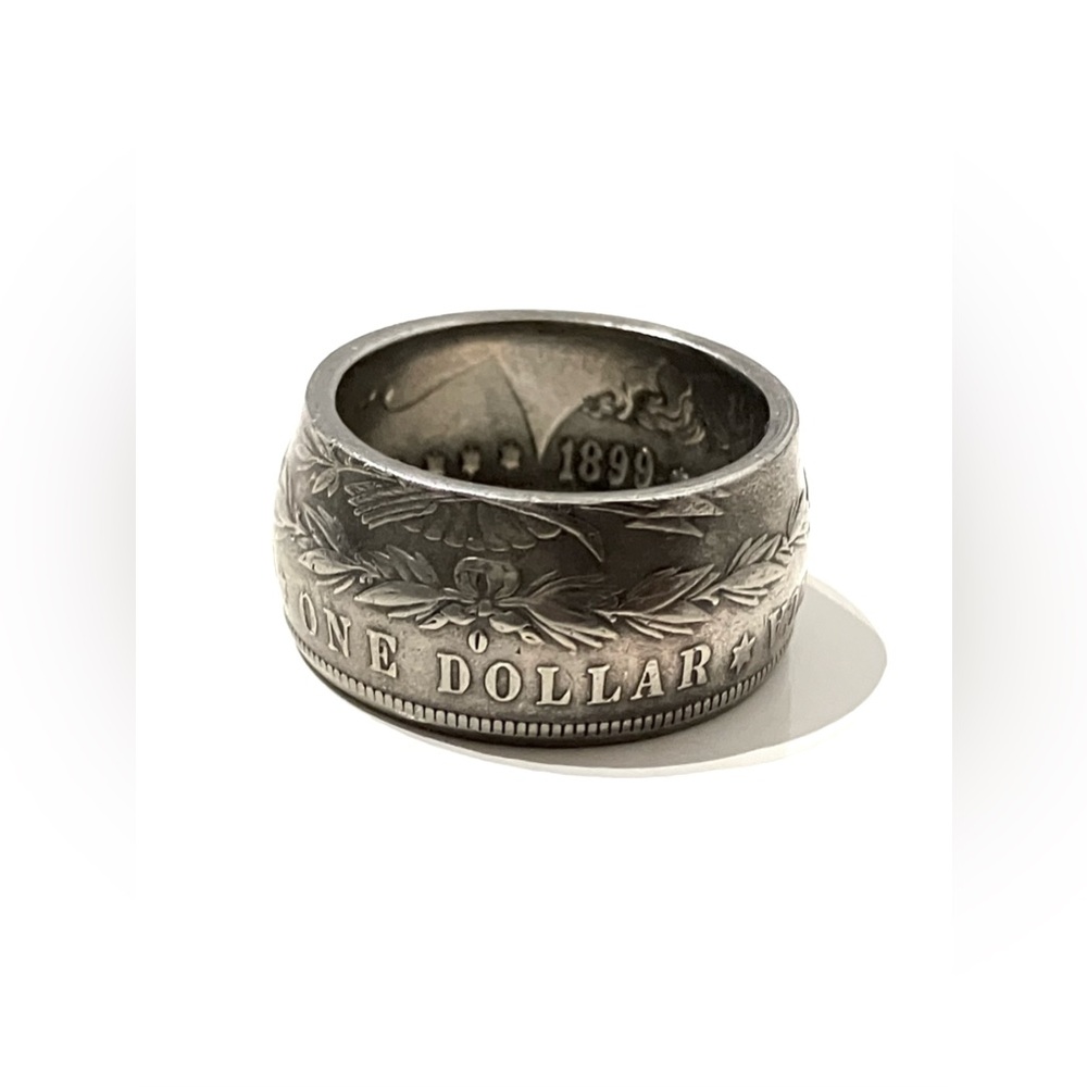 United States Morgan Silver Dollar 1899 Coin Ring